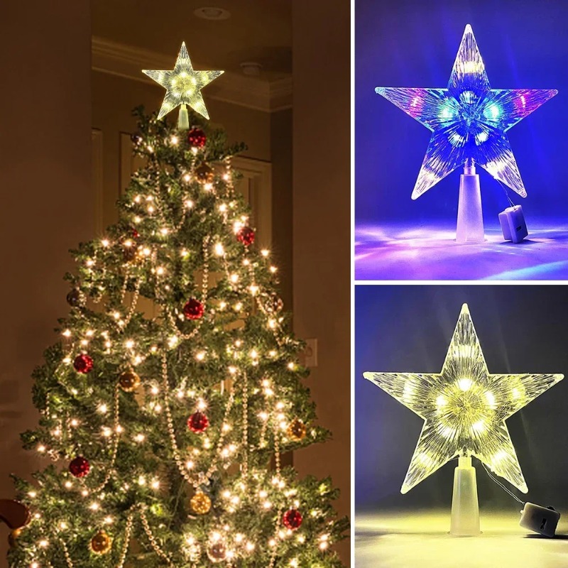 Glowing Christmas 15cm Tree To - Star Tree Topper avaliação e preço