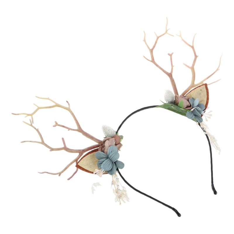 Branch Reindeer Antler Hair Ho - Reindeer Antlers Headband avaliação e preço