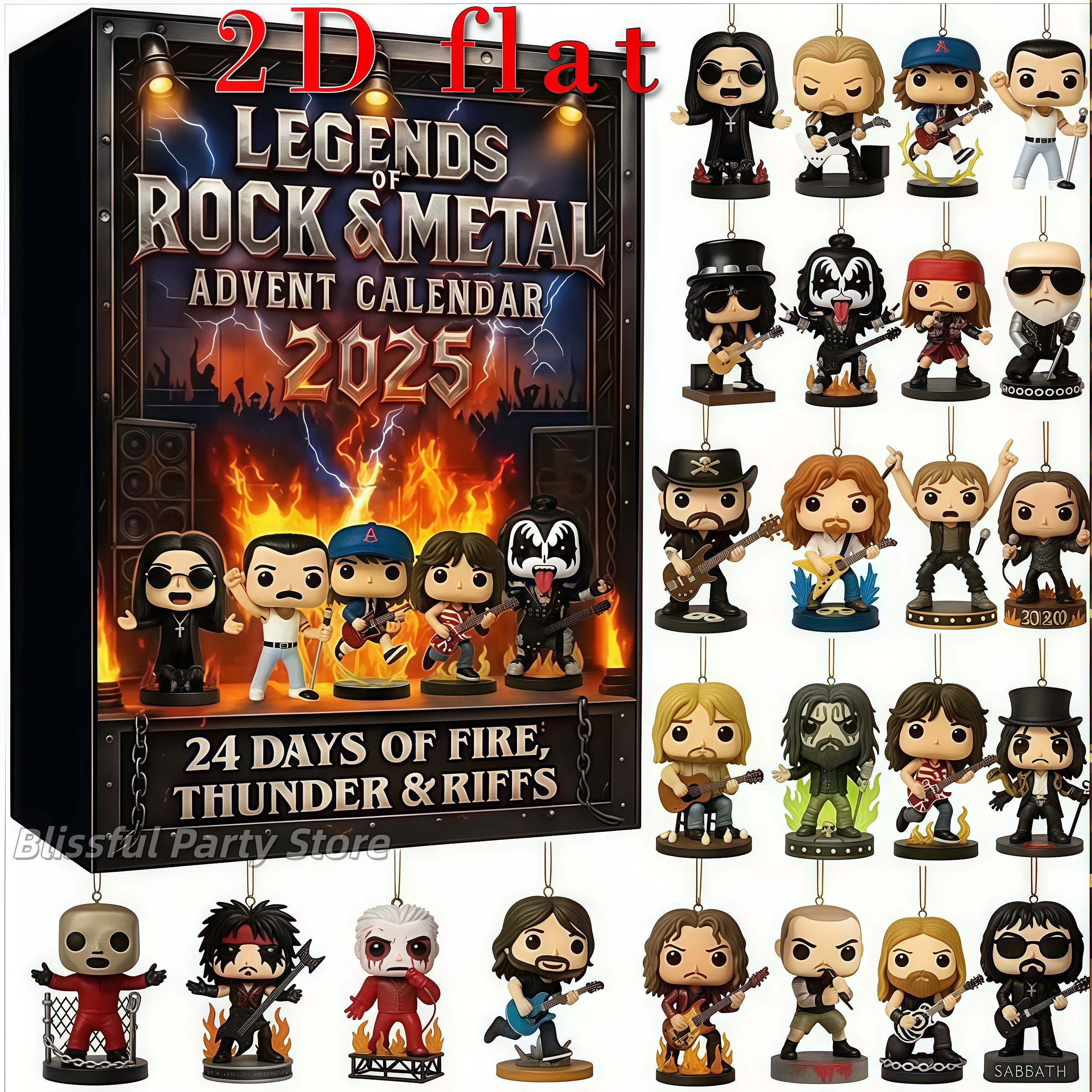 Rock and Metal Advent Calendar - Advent Calendar Gift avaliação e preço