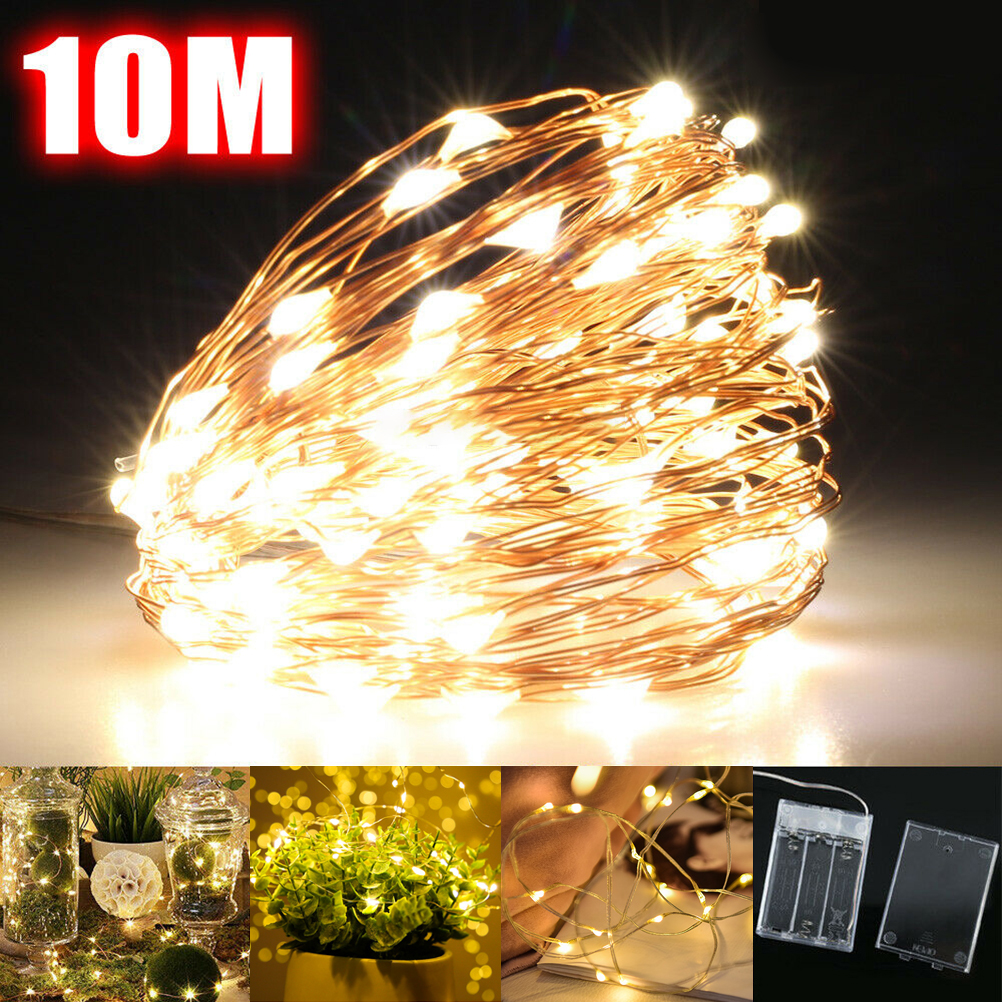 Copper Wire Lamp 10M LED Fairy - Led Fairy String Lights avaliação e preço