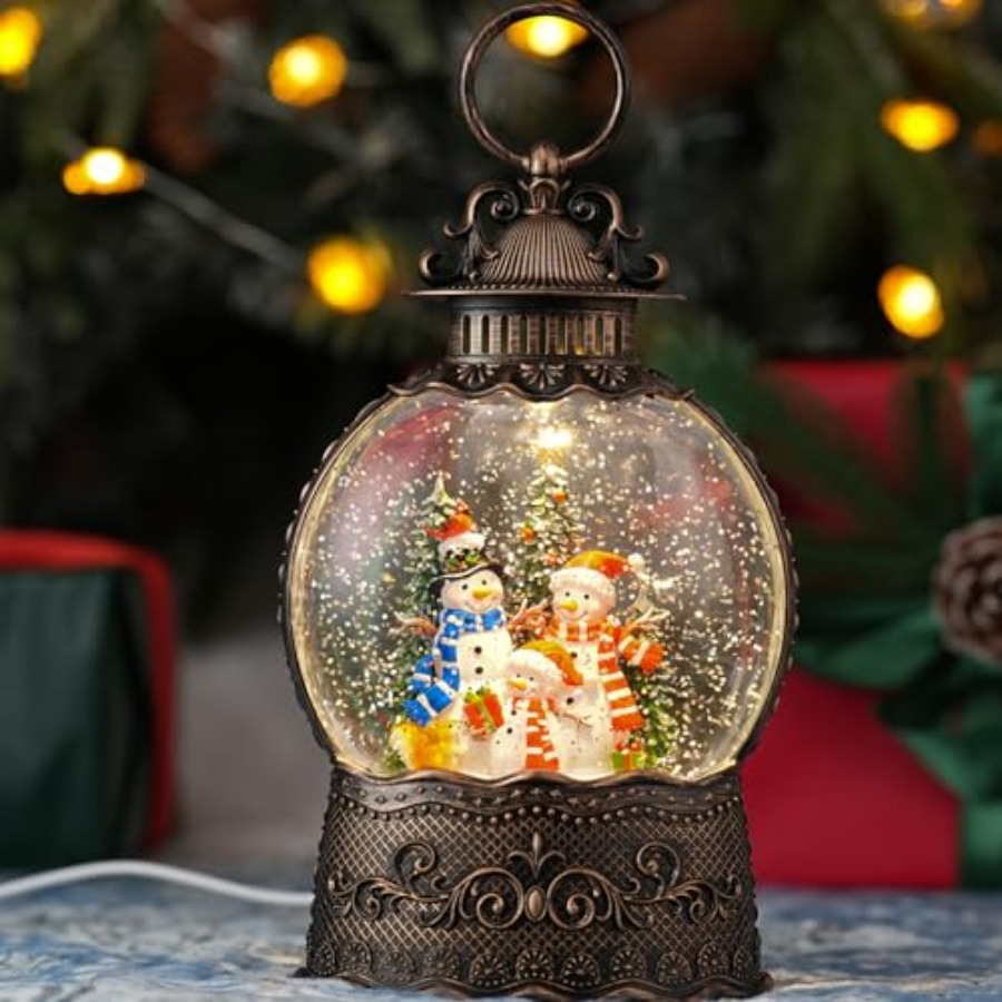 Snow Globe with, Light Up Chri - Snow Globe Musical avaliação e preço