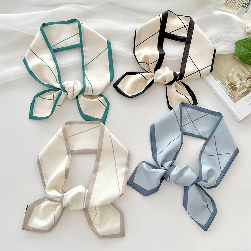 Versatile silk scarf, thin, lo - Ribbon Bow Gift avaliação e preço