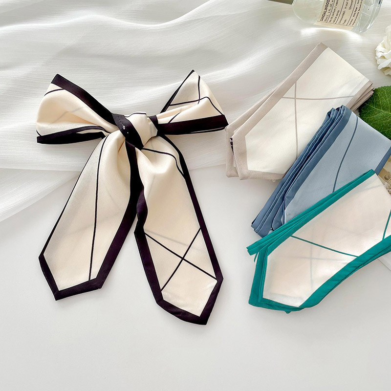 Versatile silk scarf, thin, lo - Ribbon Bow Gift avaliação e preço