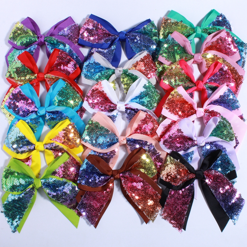 12CM Big Bling Sequins Grosgra - Ribbon Bow Gift avaliação e preço
