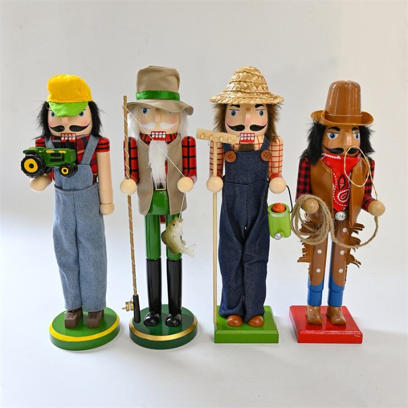 Wooden Nutcracker Soldiers Dri - Nutcracker Figurine avaliação e preço