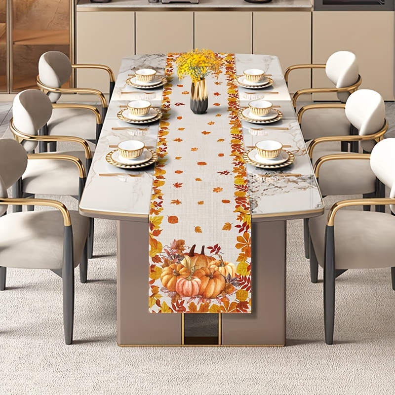 1pc Thanksgiving & Halloween T - Christmas Table Runner avaliação e preço