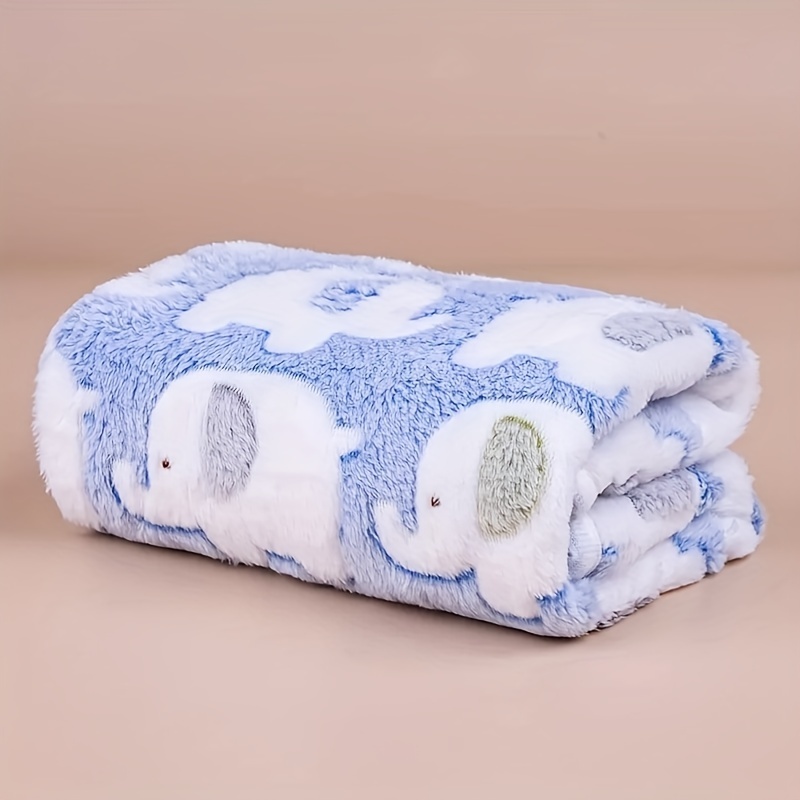 Soft and Cozy Cartoon Elephant - Christmas Throw Blanket avaliação e preço