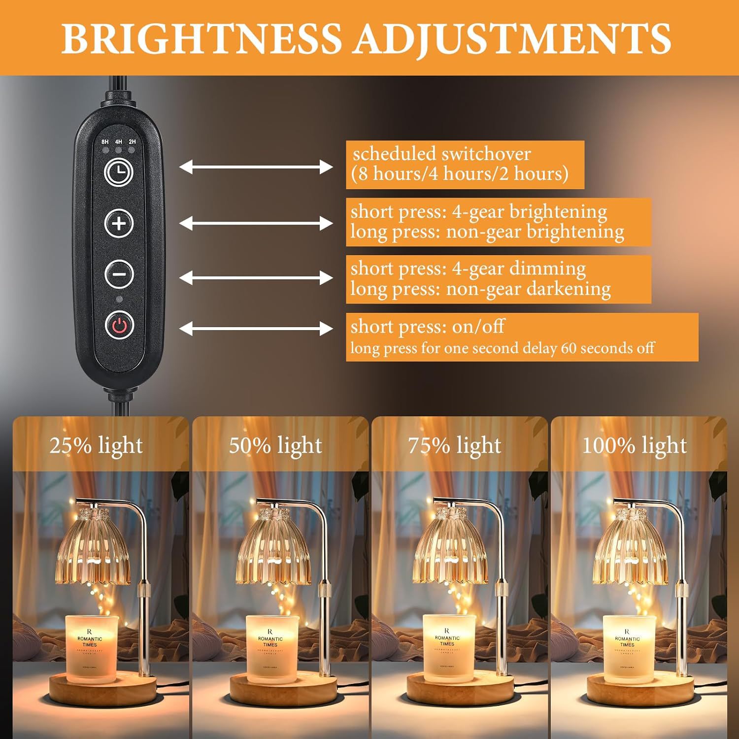 Adjustable Height Aromatherapy - Holiday Candle Set avaliação e preço