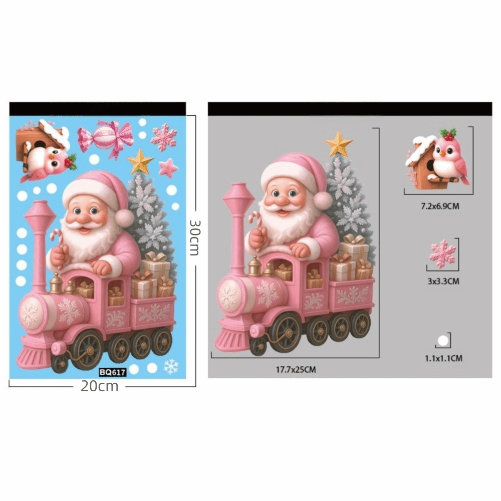 Cartoon PVC Window Stickers Sn - Snowflake Window Decal avaliação e preço