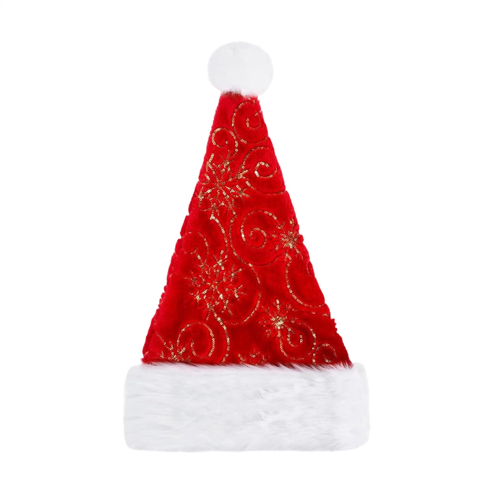 Plush Christmas Hat Portable W - Santa Hat Plush avaliação e preço