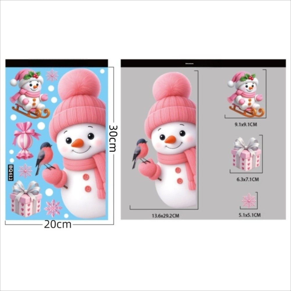 Removable PVC Window Stickers  - Snowflake Window Decal avaliação e preço