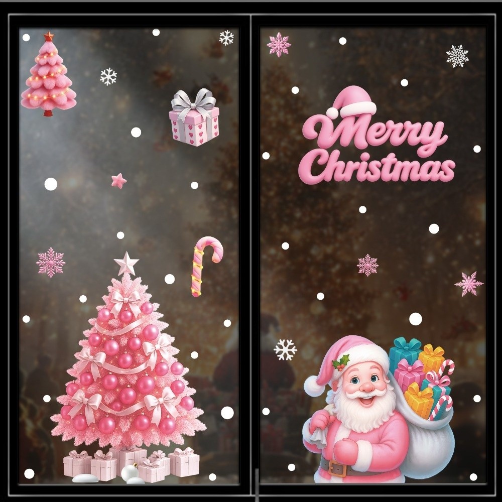 Removable PVC Window Stickers  - Snowflake Window Decal avaliação e preço