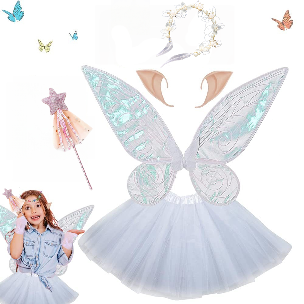 Princess Butterfly Fairy Wing  - Elf Costume Christmas avaliação e preço