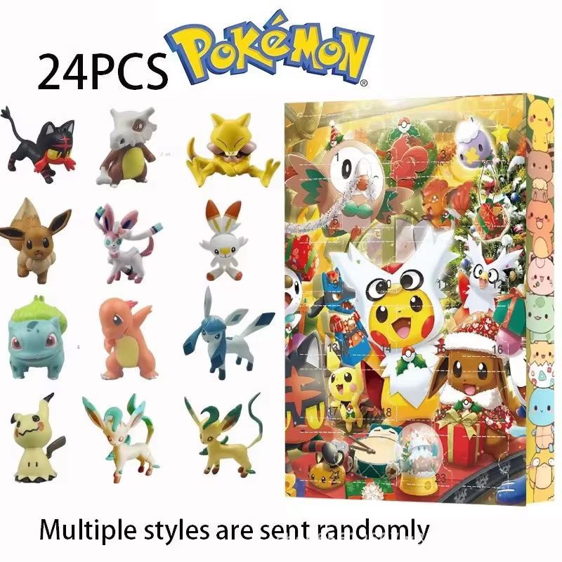 Pokemon 24 Days Christmas Coun - Advent Calendar Gift avaliação e preço