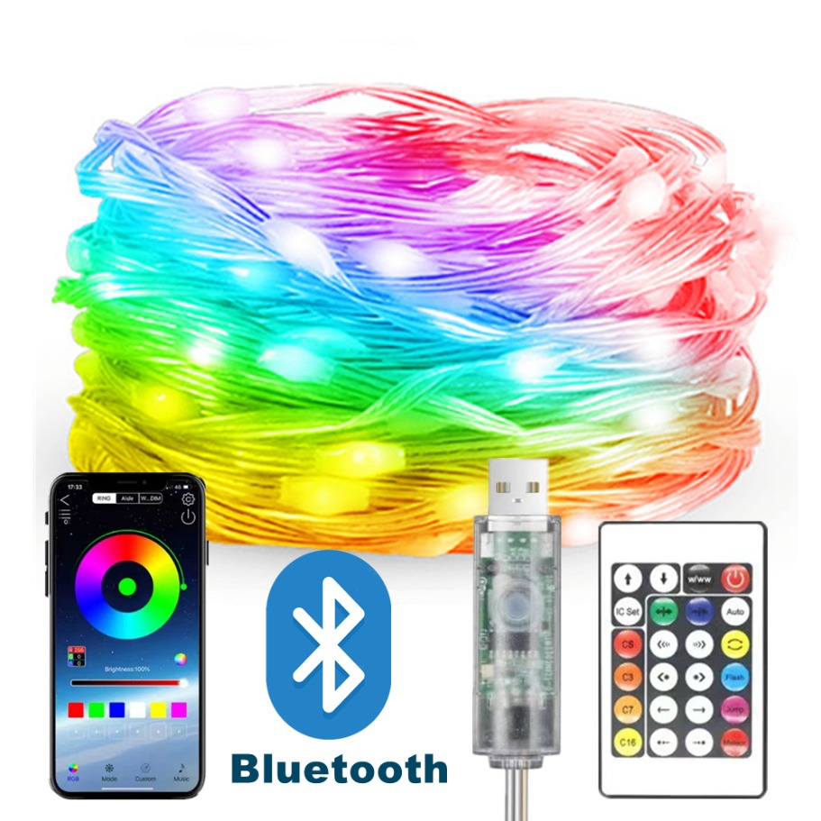 WS2812B LED Light String Smart - Led Fairy String Lights avaliação e preço