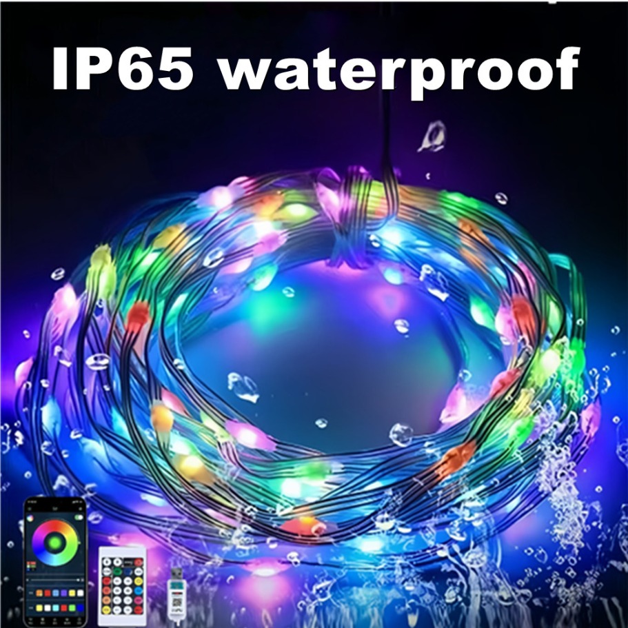 WS2812B LED Light String Smart - Led Fairy String Lights avaliação e preço