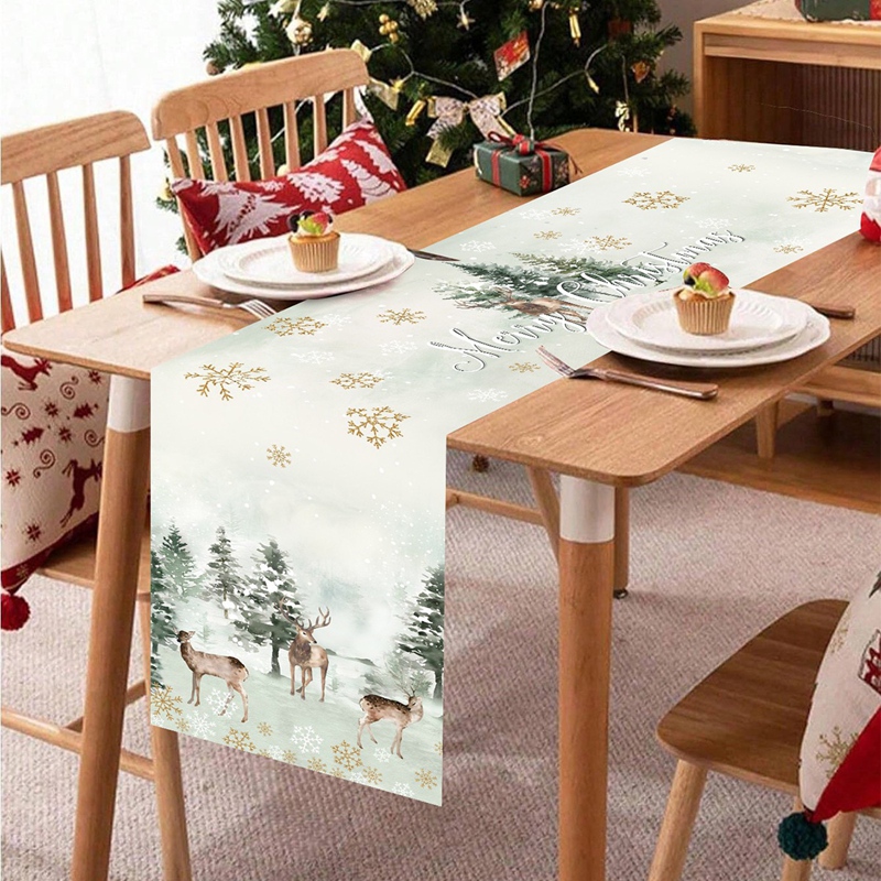 Christmas Table Runner Merry C - Christmas Table Runner avaliação e preço