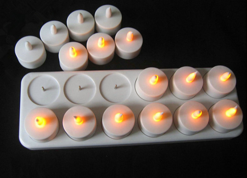 Set of 12 Rechargeable led can - Holiday Candle Set avaliação e preço