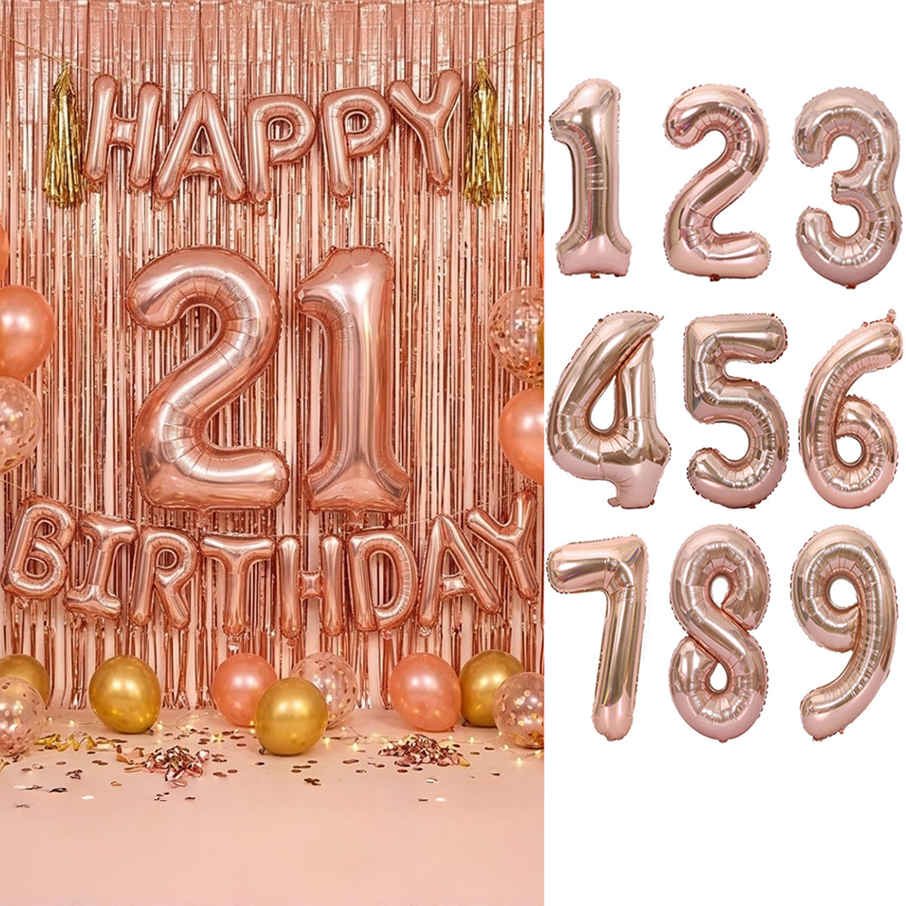 Happy Birthday 32Inch Number F - Tinsel Garland Decoration avaliação e preço