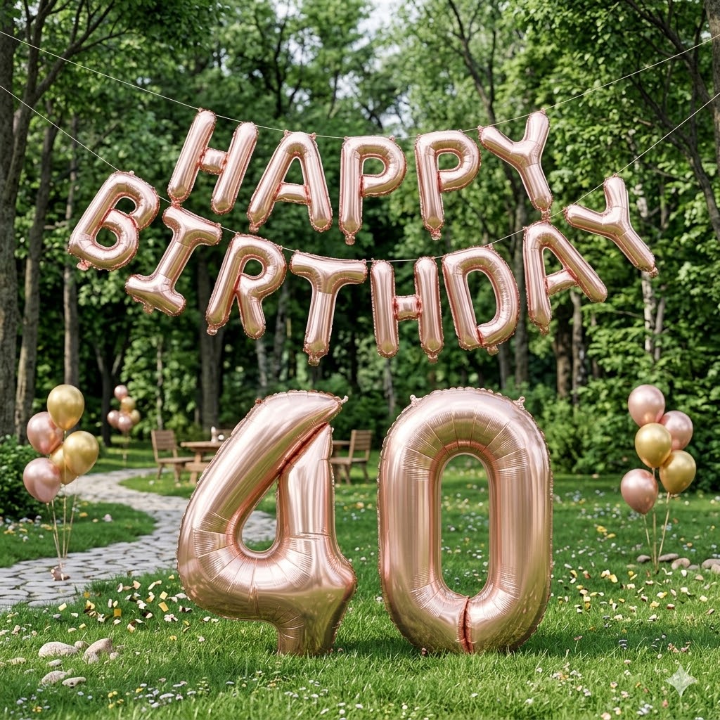 Happy Birthday 32Inch Number F - Tinsel Garland Decoration avaliação e preço