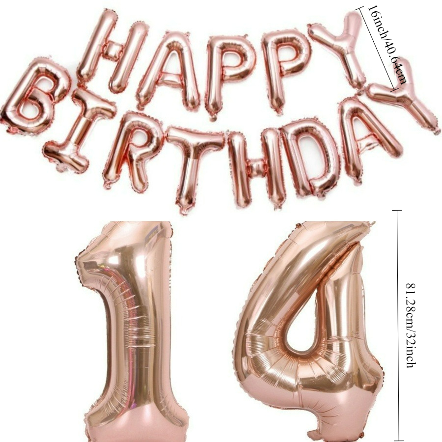 Happy Birthday 32Inch Number F - Tinsel Garland Decoration avaliação e preço