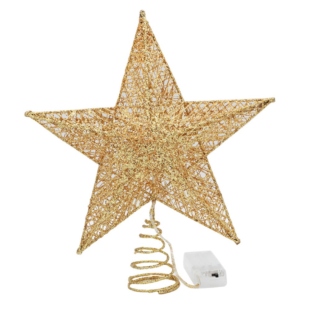 Creative Five-pointed Star LED - Star Tree Topper avaliação e preço