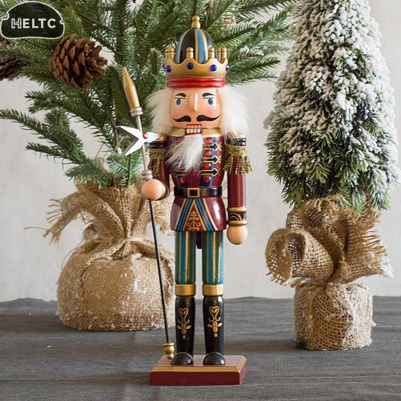 1Pcs 30CM Cartoon Walnut Soldi - Nutcracker Figurine avaliação e preço