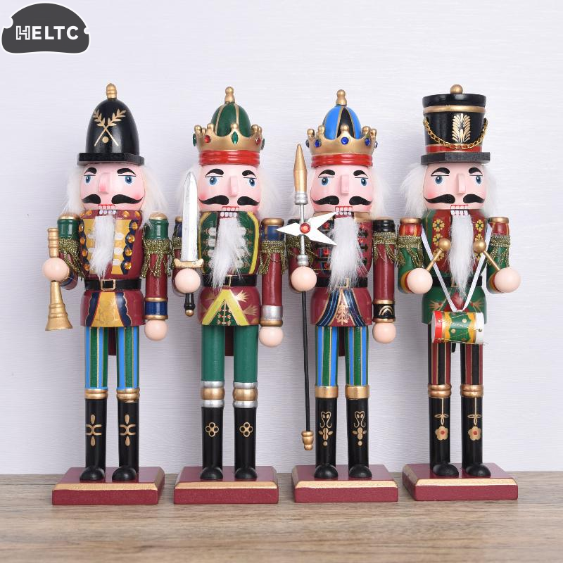 1Pcs 30CM Cartoon Walnut Soldi - Nutcracker Figurine avaliação e preço