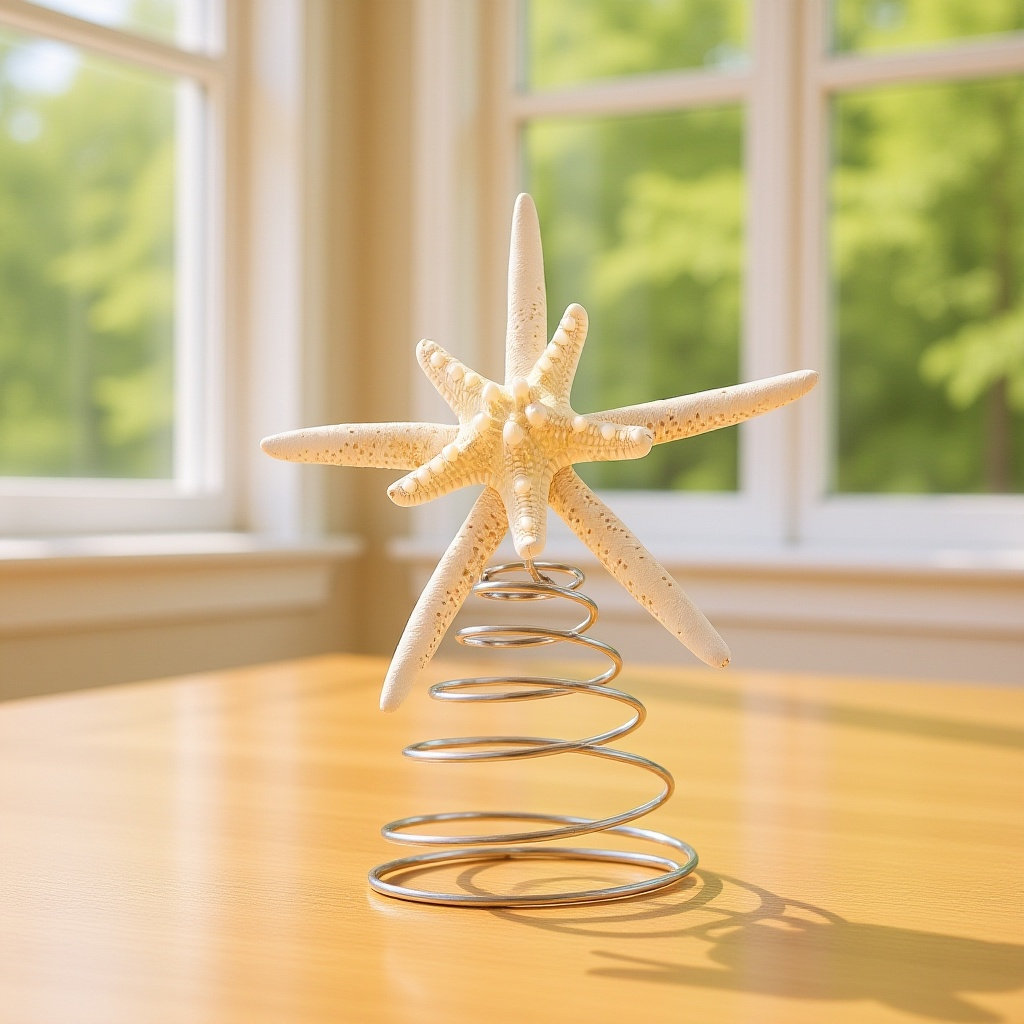 Beach-Themed Christmas Tree To - Star Tree Topper avaliação e preço
