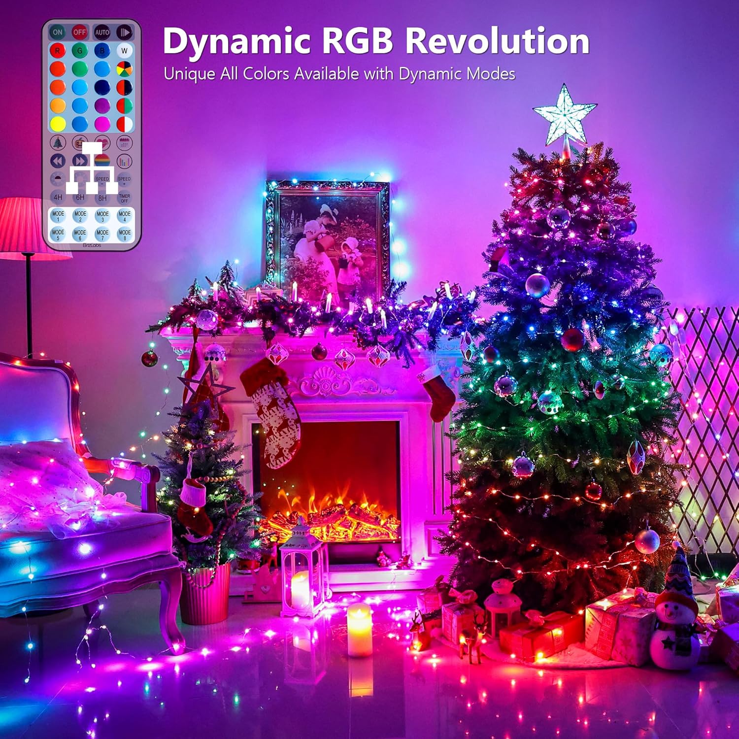 33ft 100 LED Red White Blue Fa - Led Fairy String Lights avaliação e preço