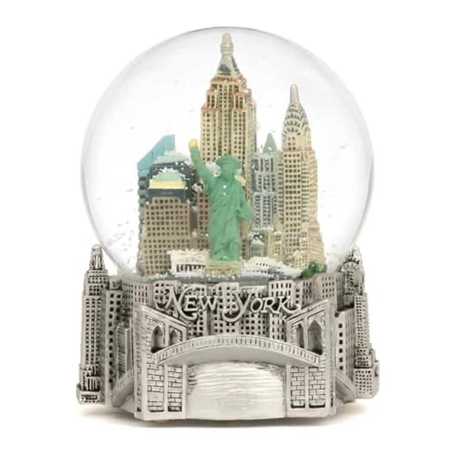 Silver Musical New York City S - Snow Globe Musical avaliação e preço