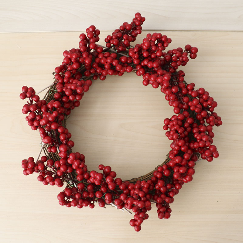 Artificial Berry Branch Decora - Christmas Wreath Fake avaliação e preço