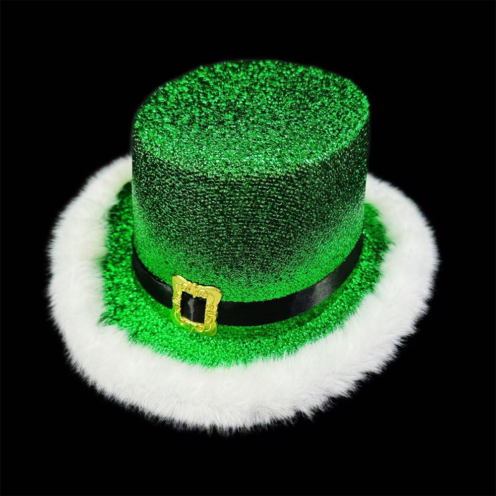 Santa Claus Cap  Shiny Glitter - Santa Hat Plush avaliação e preço
