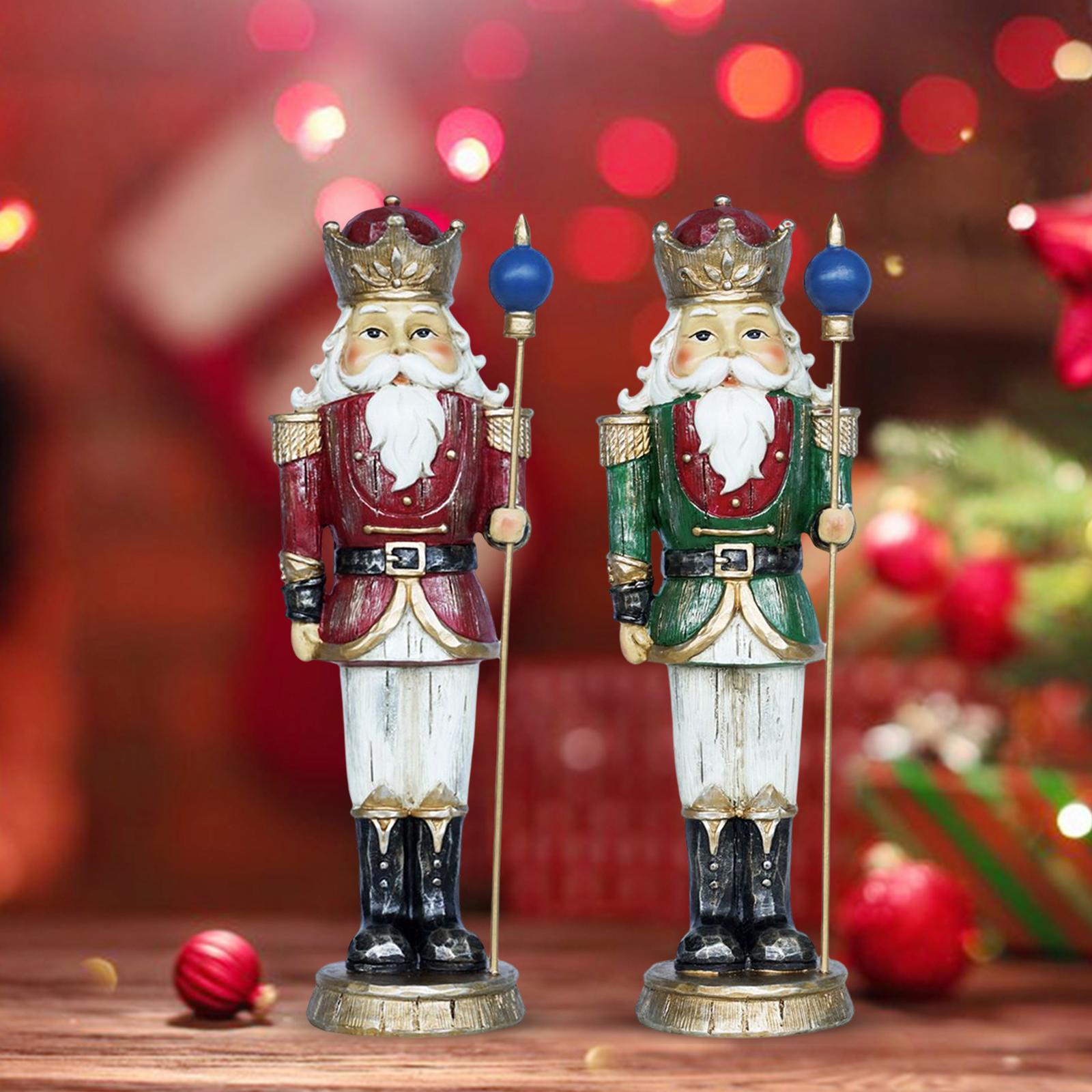 10 Inch Resin Christmas Nutcra - Nutcracker Figurine avaliação e preço