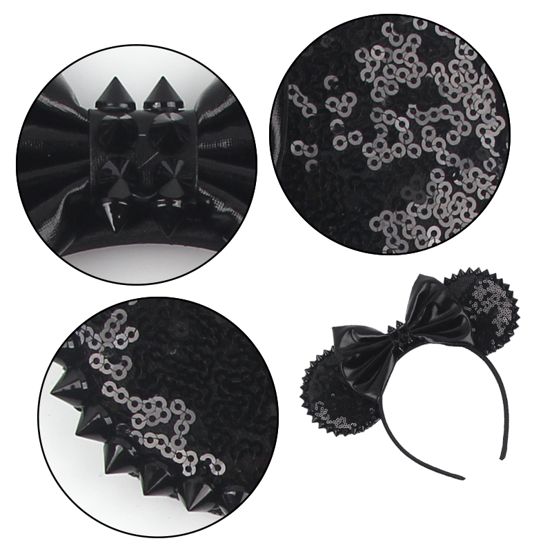 NEW Halloween Mouse Ears Headb - Ribbon Bow Gift avaliação e preço