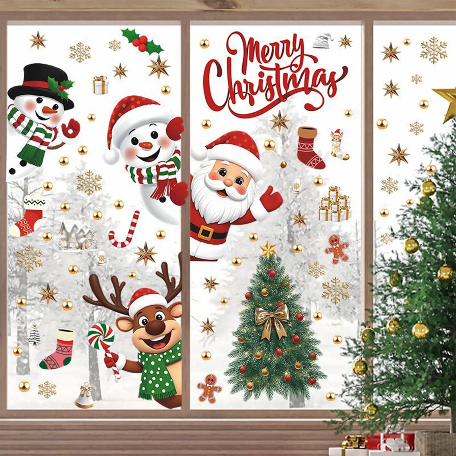 Christmas Window Decals Holida - Snowflake Window Decal avaliação e preço