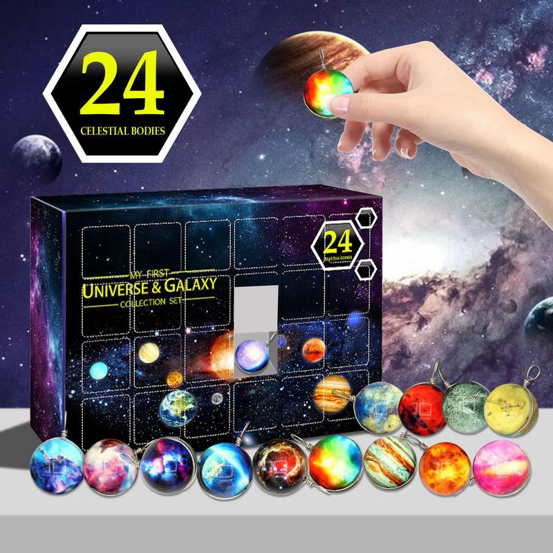 Galaxy Christmas 24 Days Adven - Advent Calendar Gift avaliação e preço