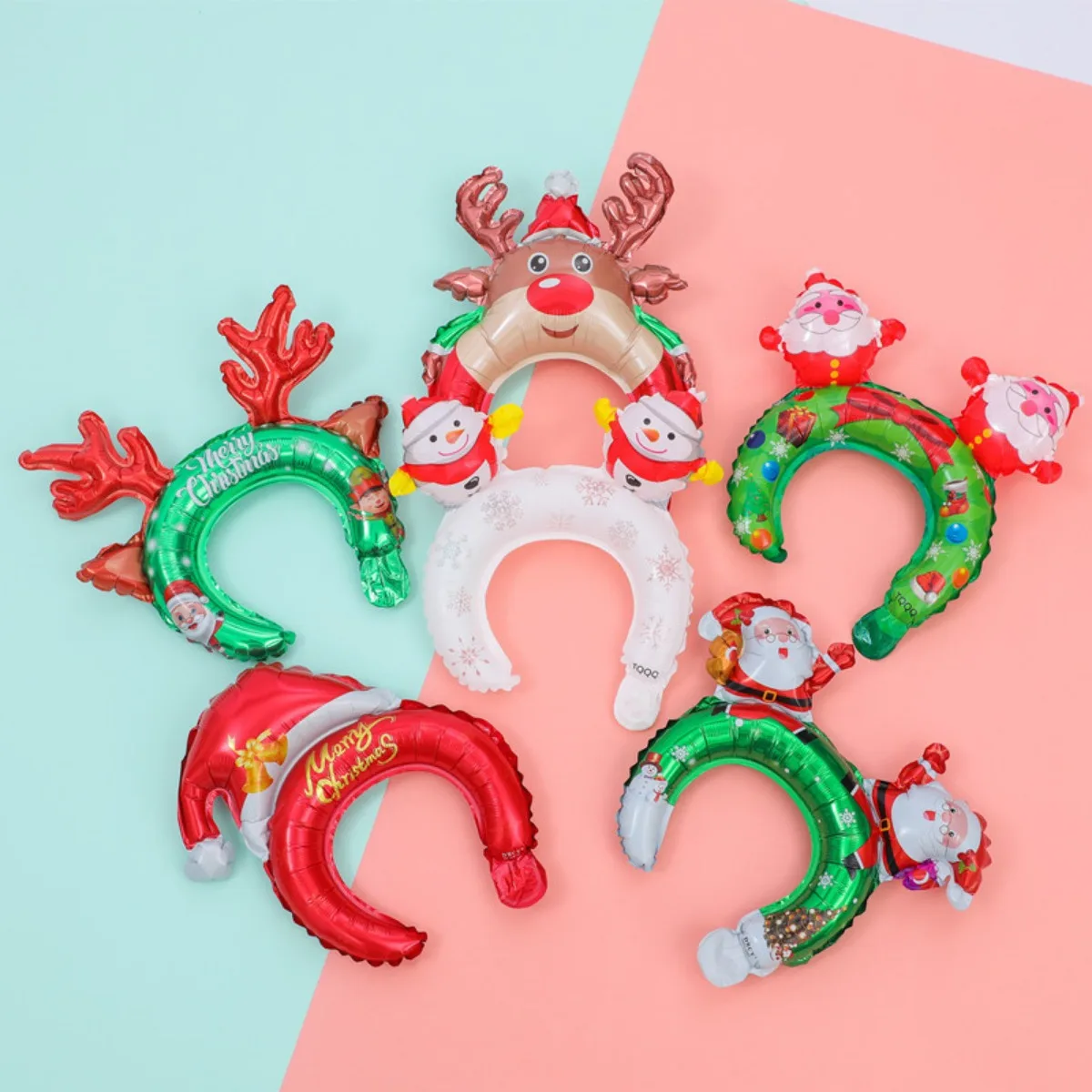 Christmas Inflatable Headbands - Reindeer Antlers Headband avaliação e preço
