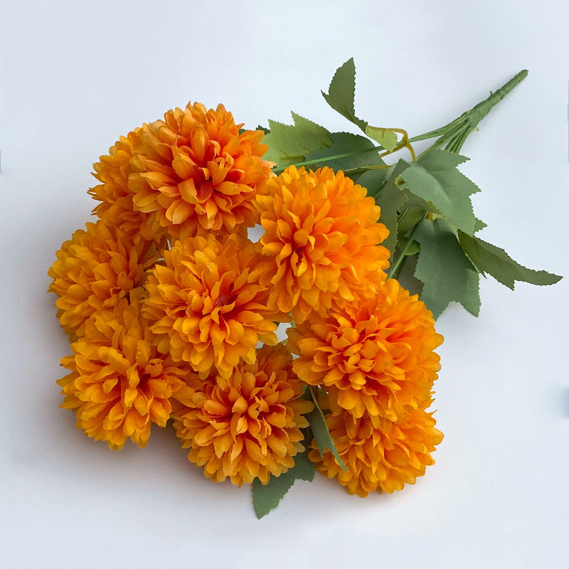Artificial Flower Bouquet Chry - Christmas Wreath Fake avaliação e preço