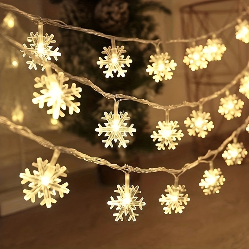3m LED Snowflake Curtain Light - Led Fairy String Lights avaliação e preço