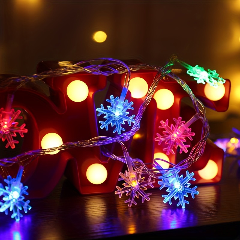 3m LED Snowflake Curtain Light - Led Fairy String Lights avaliação e preço