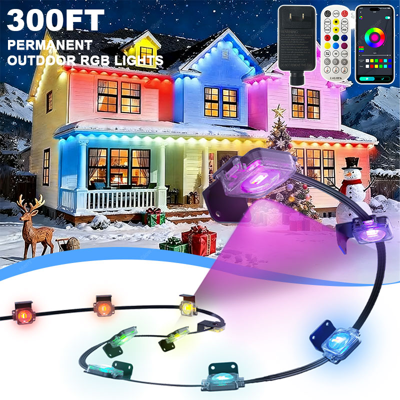 Permanent Outdoor Eave Lights  - Led Fairy String Lights avaliação e preço