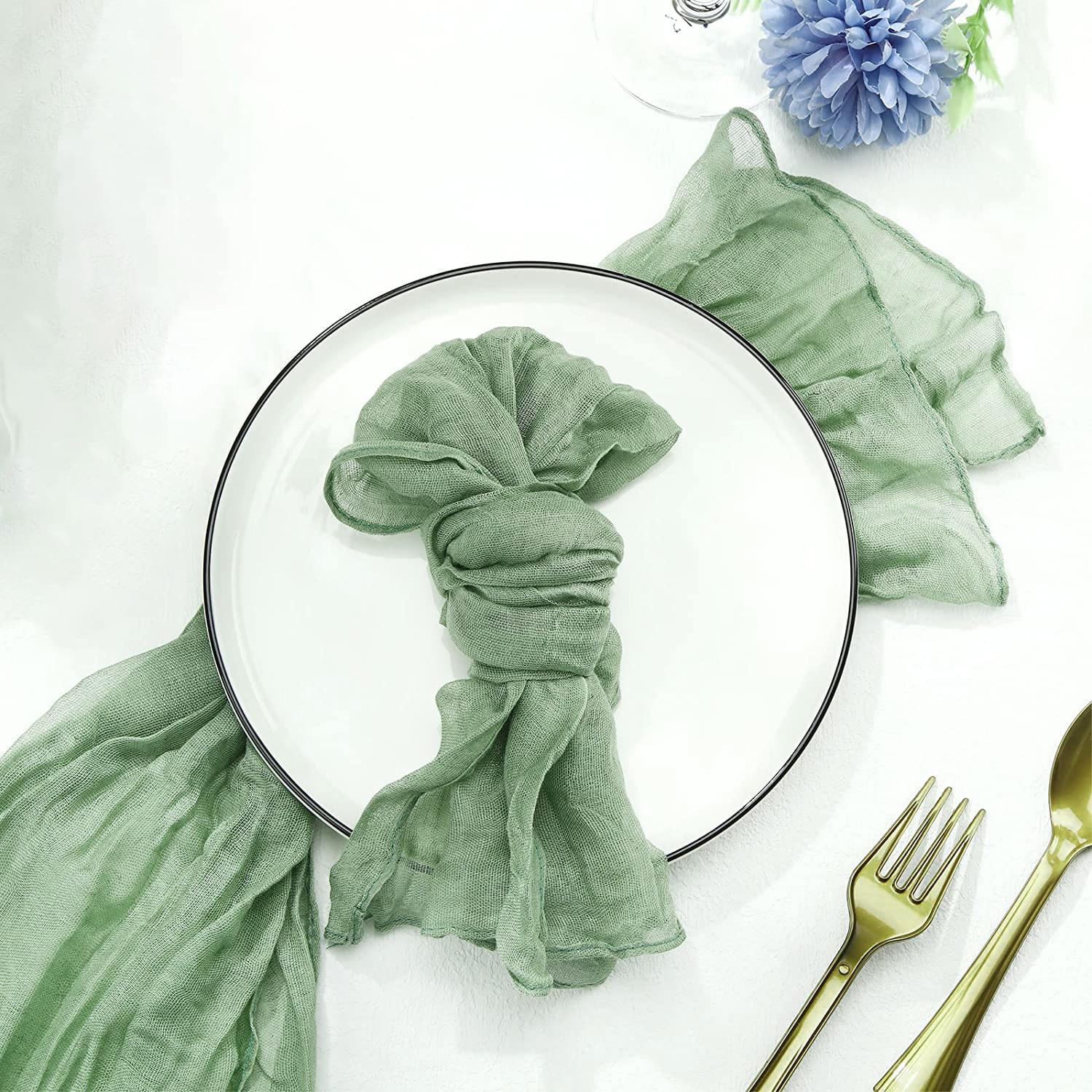 Semi-Sheer Gauze Wedding Party - Christmas Table Runner avaliação e preço