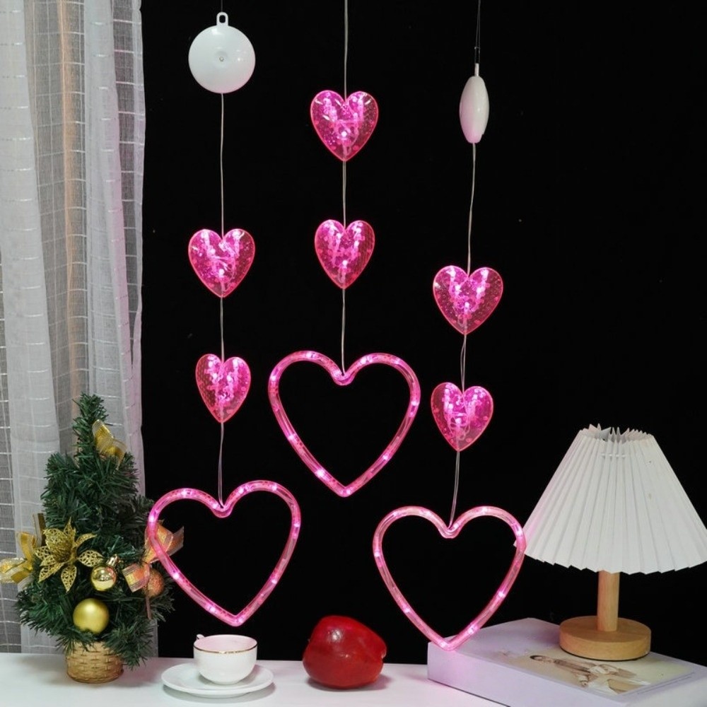 Creative Heart Curtain Fairy L - Led Fairy String Lights avaliação e preço