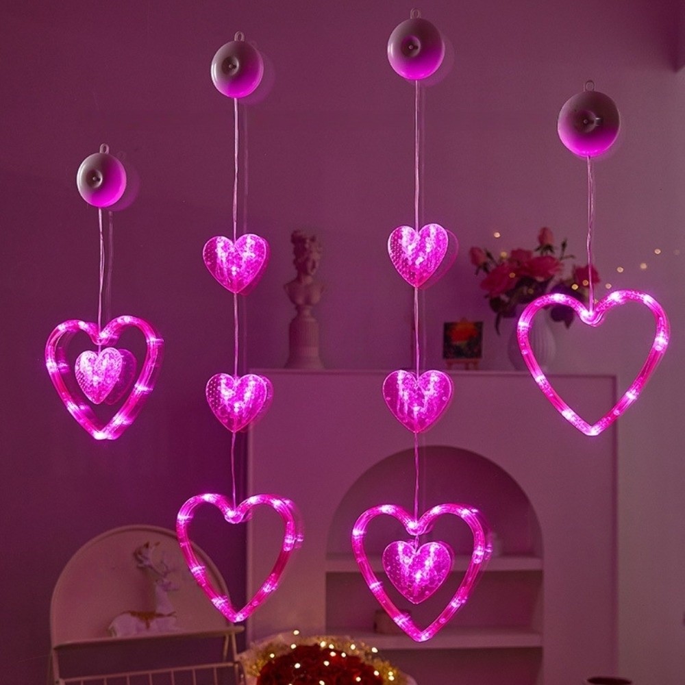 Creative Heart Curtain Fairy L - Led Fairy String Lights avaliação e preço