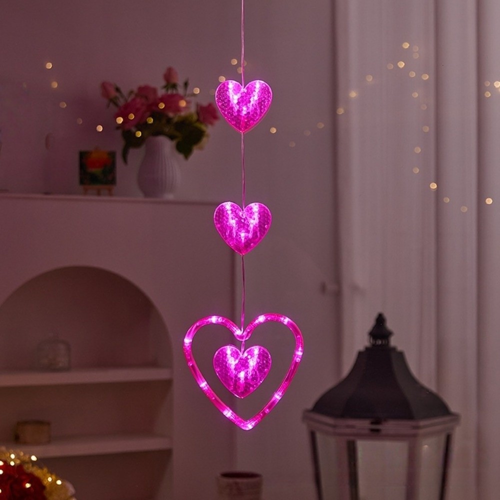 Creative Heart Curtain Fairy L - Led Fairy String Lights avaliação e preço