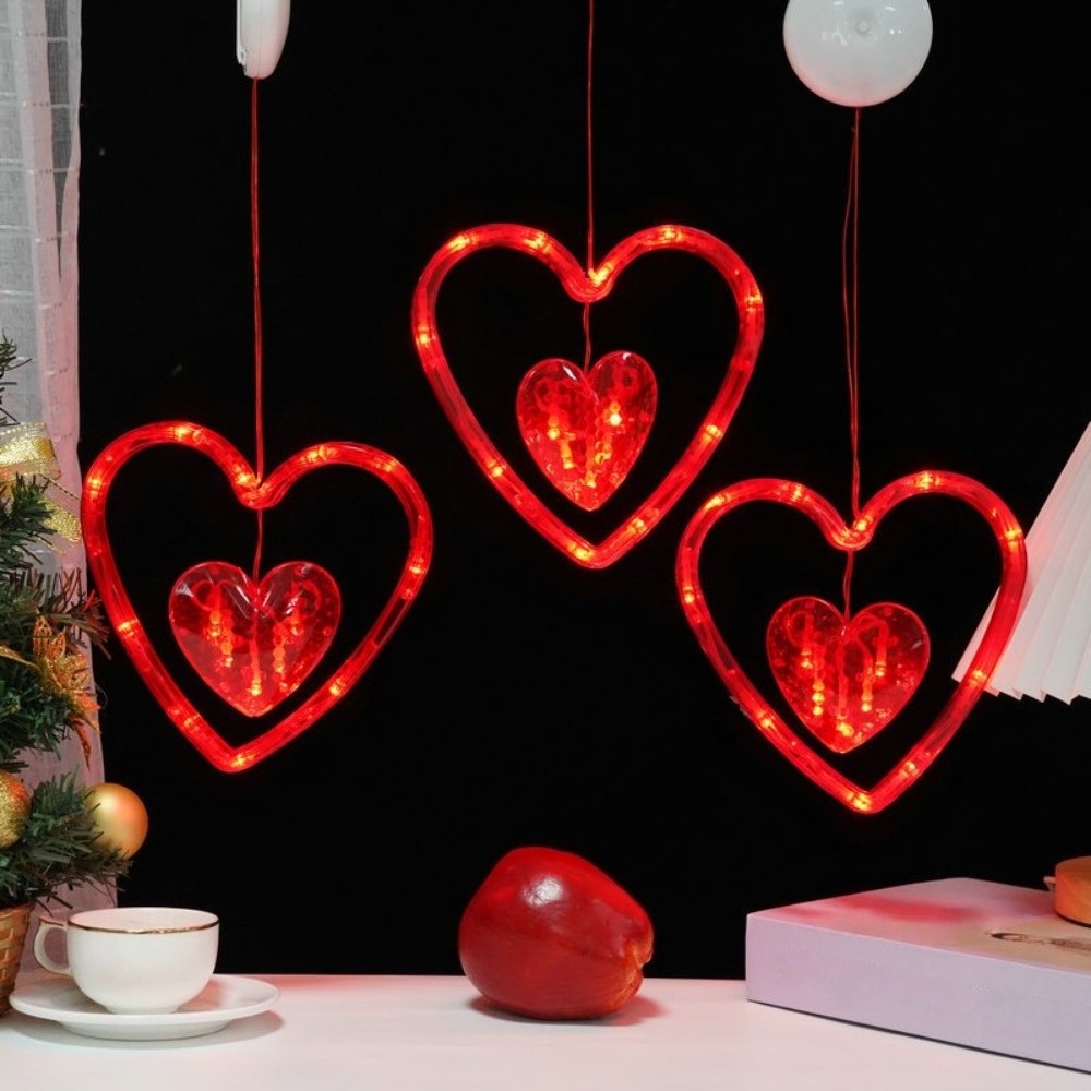 Creative Heart Curtain Fairy L - Led Fairy String Lights avaliação e preço