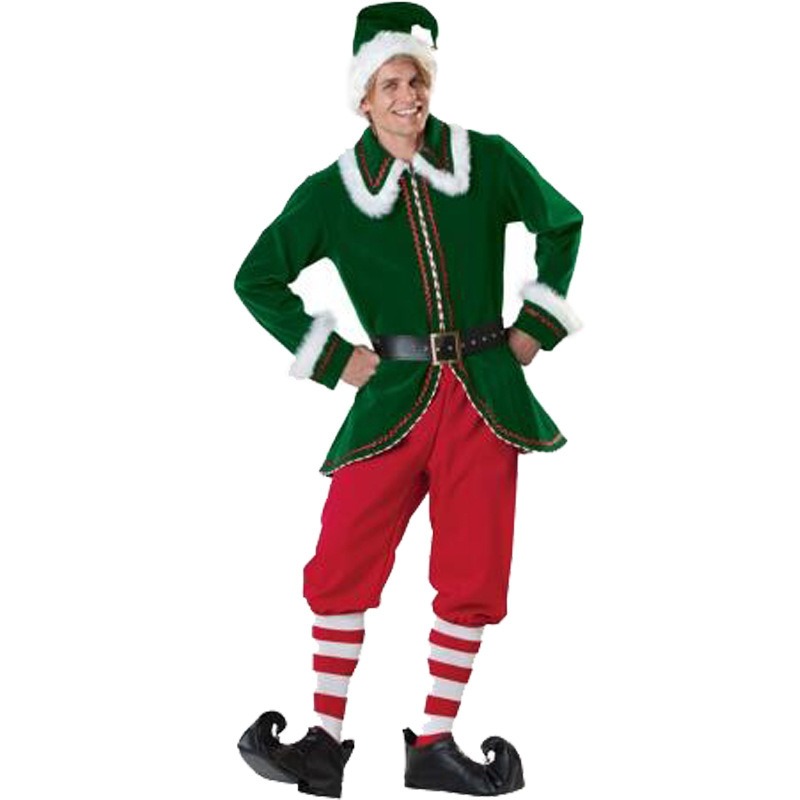 Santa Claus Costume Women Men  - Elf Costume Christmas avaliação e preço