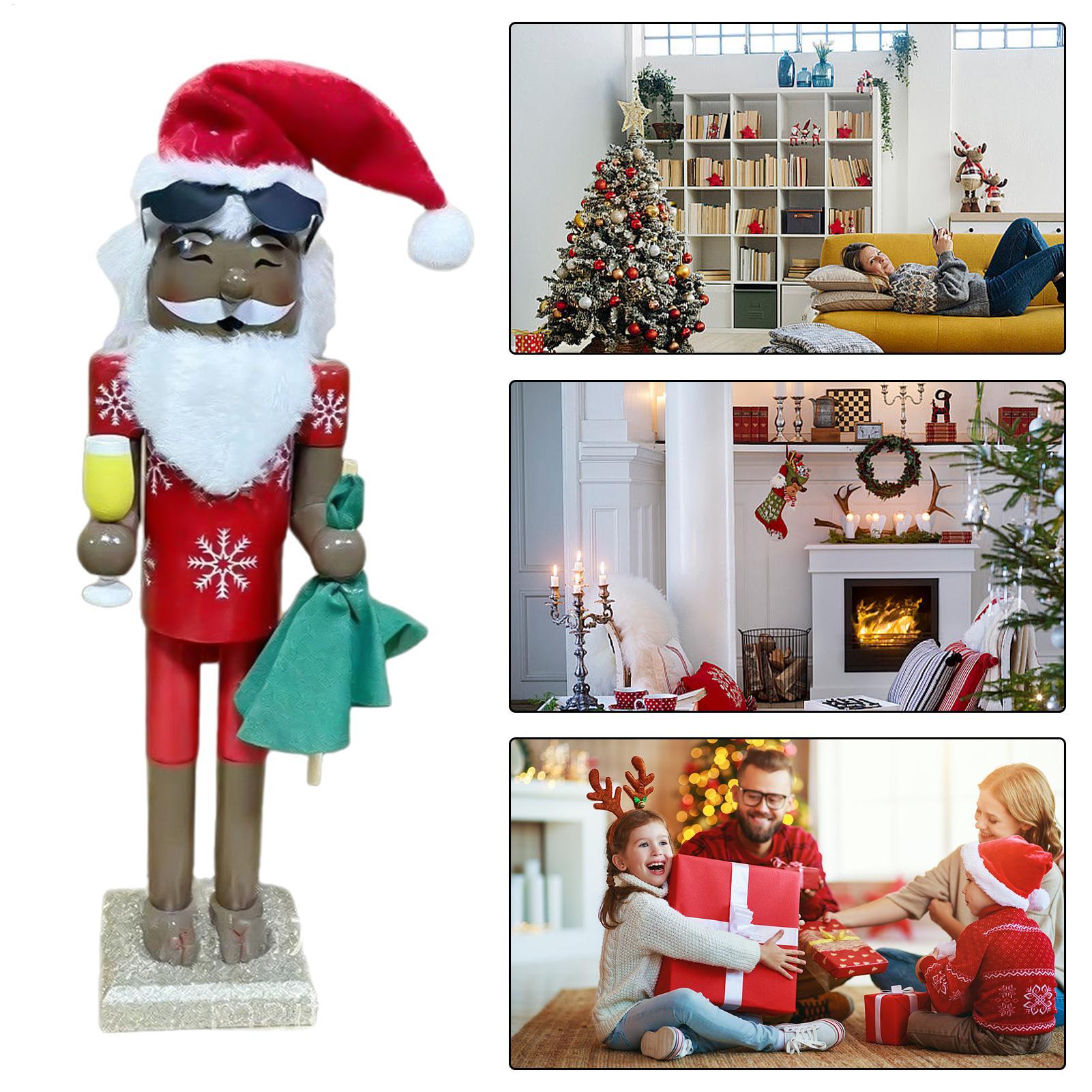 Nutcracker Decor Christmas Afr - Nutcracker Figurine avaliação e preço