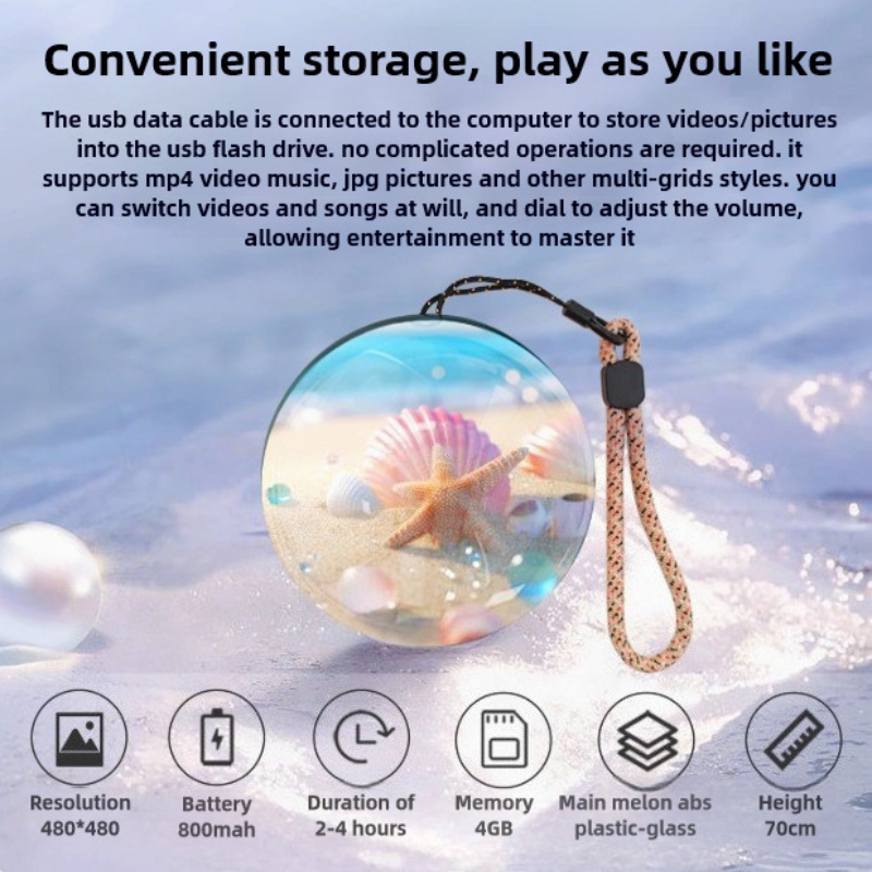 New Crystal Ball Decorative Ba - Snow Globe Musical avaliação e preço